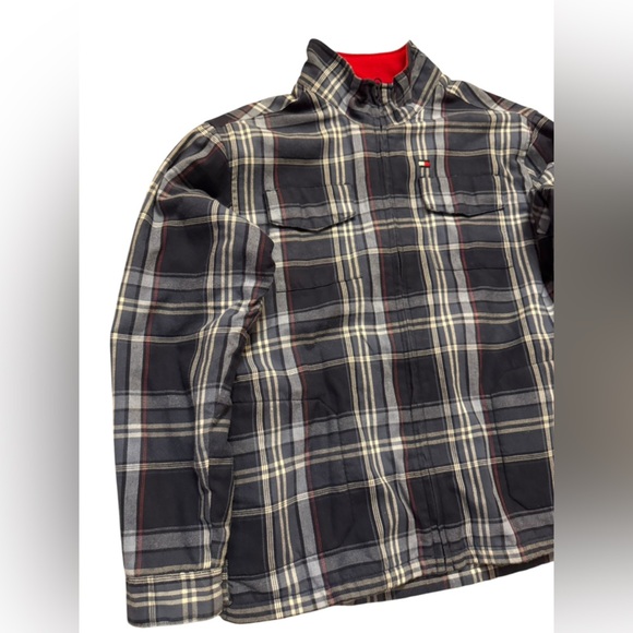 Tommy Hilfiger Checkered Outerwear Size Large - Picture 4 of 16